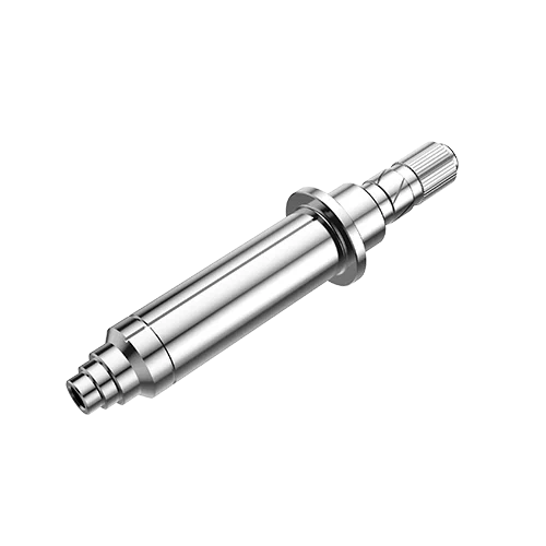 Motor shaft external spline transmission